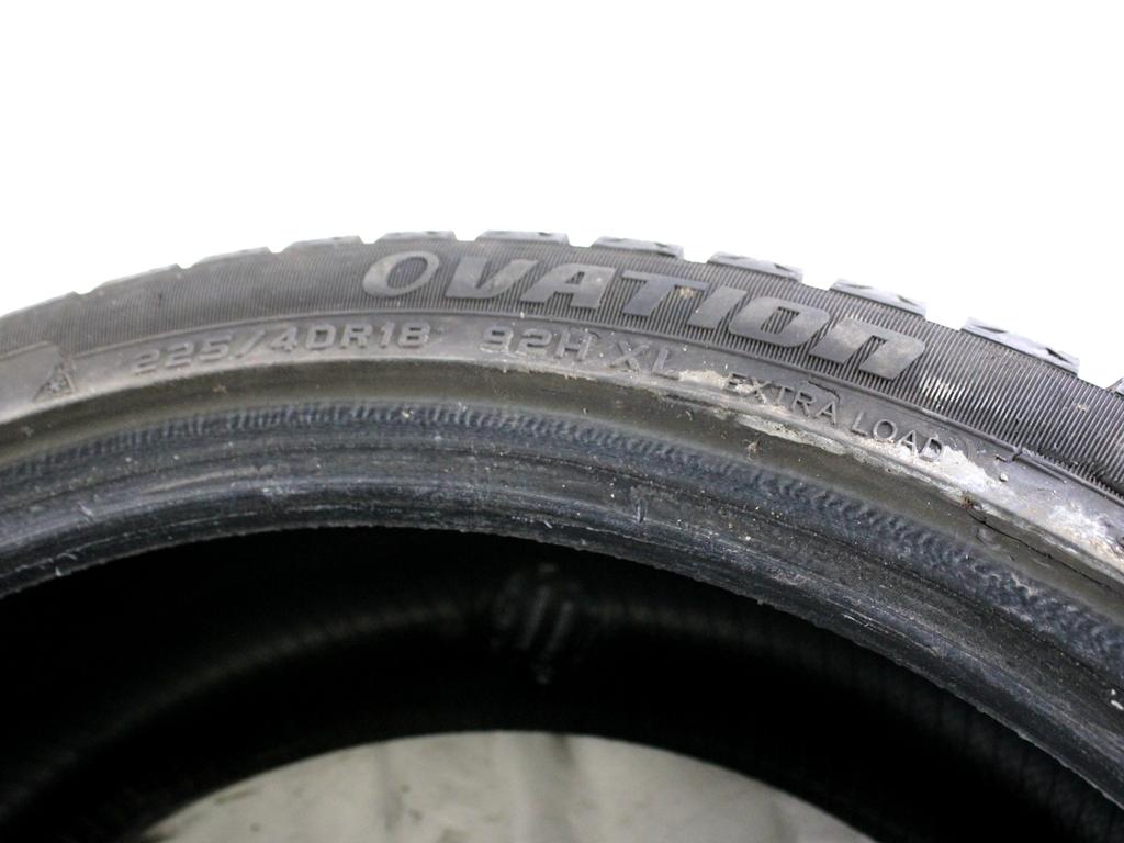 225/40R18 92H XL OVATION W586 STUDLESS 5,87MM A2022 PNEUMATICI QUATTRO STAGIONI M+S (QUANTITA' 2 GOMME) 