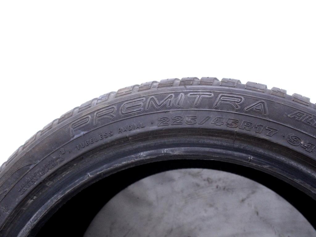 225/45 R17 94W MAXXIS PREMITRA ALL SEASON AP3 6.65MM 6.99MM A3023 PNEUMATICI QUATTRO STAGIONI M+S (QUANTITA' 2 GOMME)