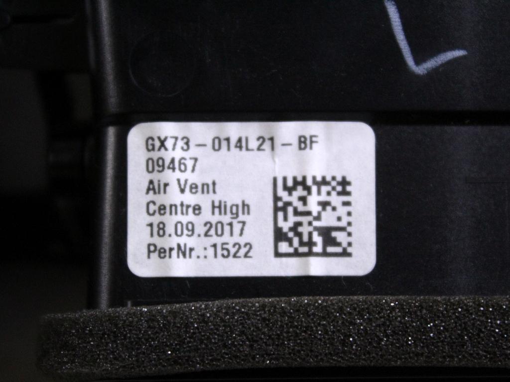 GX73-014L21-BF BOCCHETTE AERAZIONE CENTRALI CRUSCOTTO JAGUAR F-PACE X761 2.0 D 4X4 132KW 6M 5P (2017) RICAMBIO USATO 