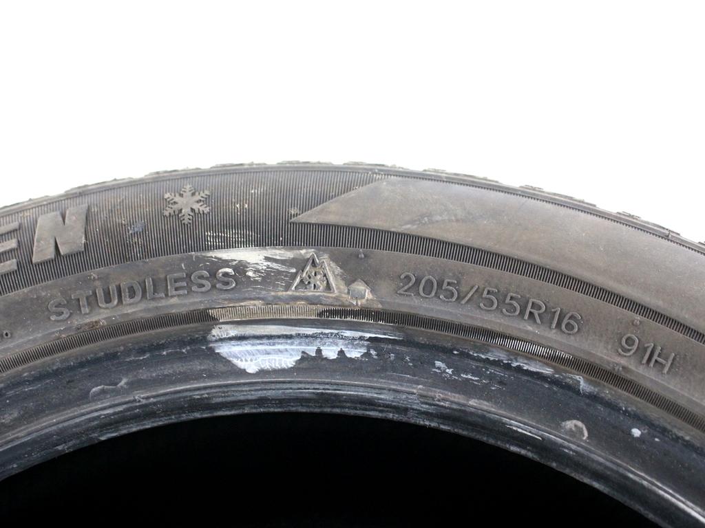 205/55 R16 91H EVERGREEN EW66 WINTER 7.80MM 7.60MM A2922 PNEUMATICI INVERNALI M+S (QUANTITA' 2 GOMME)