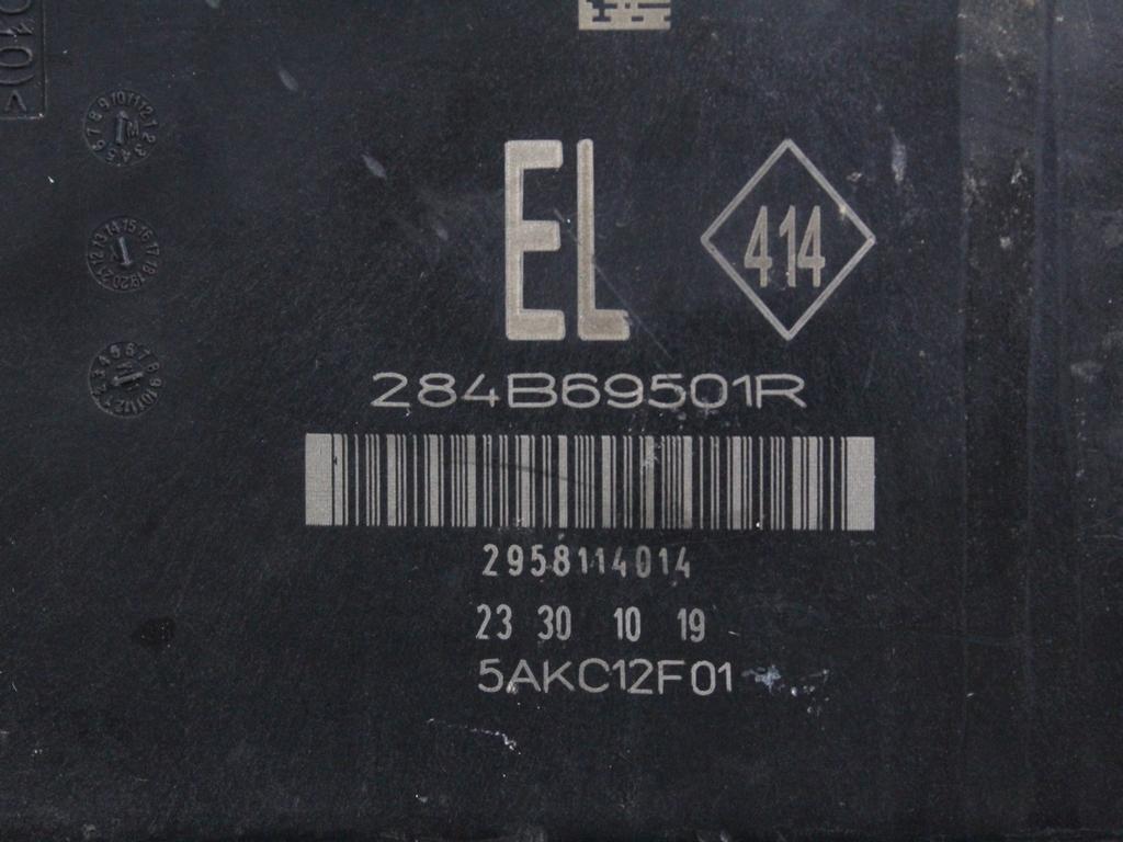 237101662S KIT ACCENSIONE AVVIAMENTO KADJAR 1.7 D 4X4 110KW 6M 5P (2019) RICAMBIO USATO CON CENTRALINA MOTORE, BLOCCHETTI ACCENSIONE APERTURA CON CHIAVE 284B12690R 284B69501R 487002725R