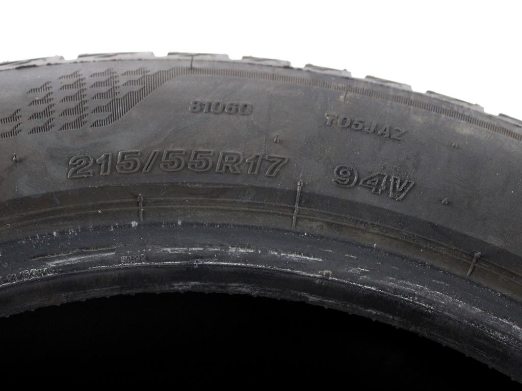 215/55 R17 94V BRIDGESTONE TURANZA T005 6.63MM A5022 PNEUMATICO ESTIVO (QUANTITA' 1 GOMMA)