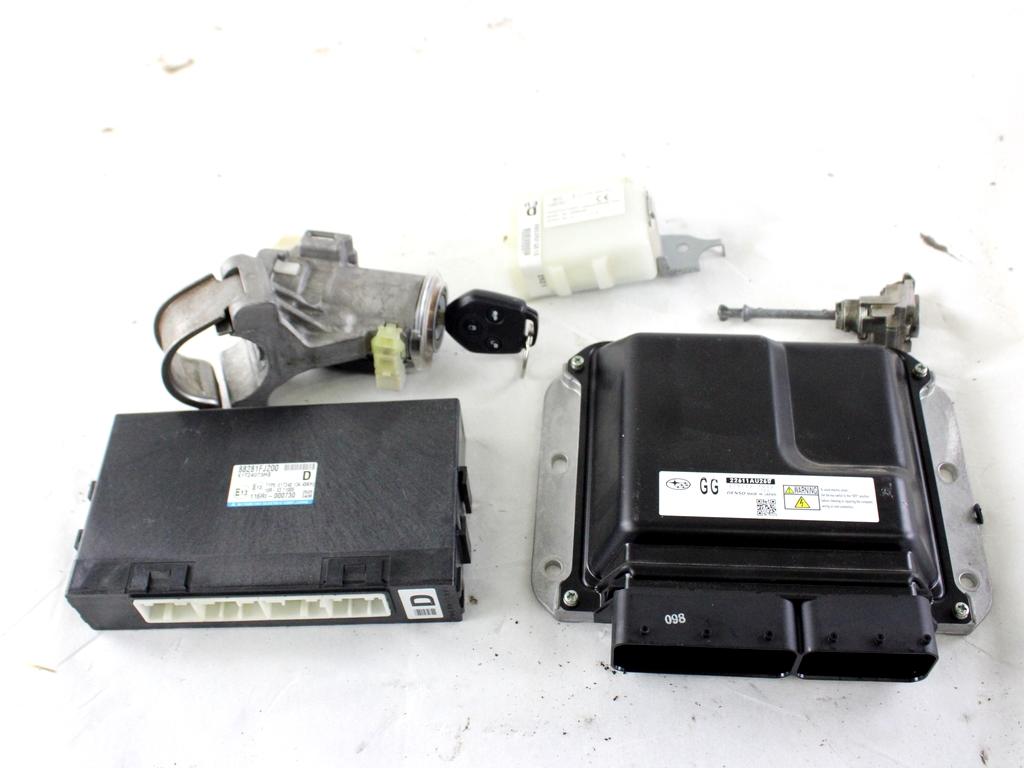 22611AU260 KIT ACCENSIONE AVVIAMENTO SUBARU XV GP 2.0 D 4X4 108KW 6M 5P (2013) RICAMBIO USATO CON CENTRALINA MOTORE, BLOCCHETTI ACCENSIONE APERTURA CON CHIAVE 275700-1002 88281FJ200 88035FG010