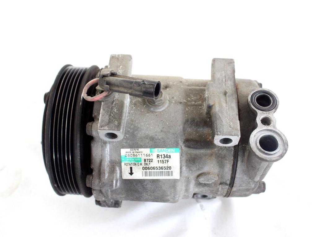 60653652 COMPRESSORE CLIMATIZZATORE CLIMA A/C ALFA ROMEO GT 2.0 B 122KW 5M 3P (2007) RICAMBIO USATO