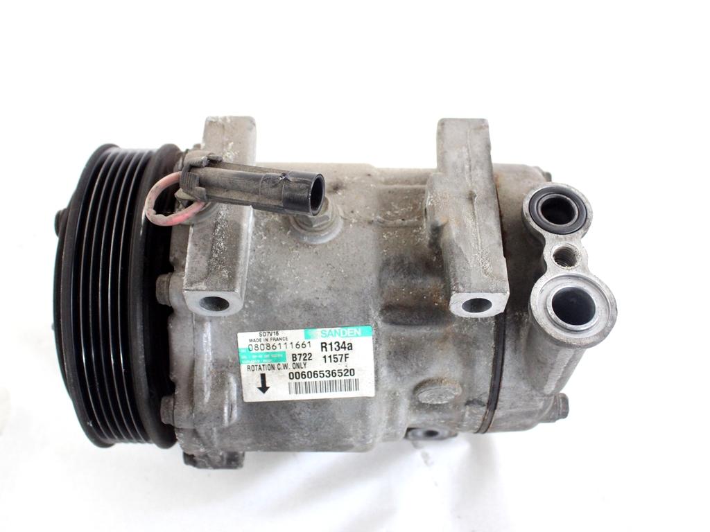 60653652 COMPRESSORE CLIMATIZZATORE CLIMA A/C ALFA ROMEO GT 2.0 B 122KW 5M 3P (2007) RICAMBIO USATO