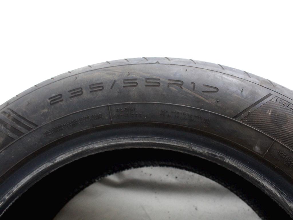 235/55 R17 103V DUNLOP SPORT RESPONSE 7,39MM 7,61MM A4823 PNEUMATICI ESTIVI (QUANTITA' 4 GOMME) RICAMBIO USATO