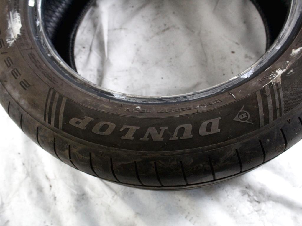 235/55 R17 103V DUNLOP SPORT RESPONSE 7,39MM 7,61MM A4823 PNEUMATICI ESTIVI (QUANTITA' 4 GOMME) RICAMBIO USATO