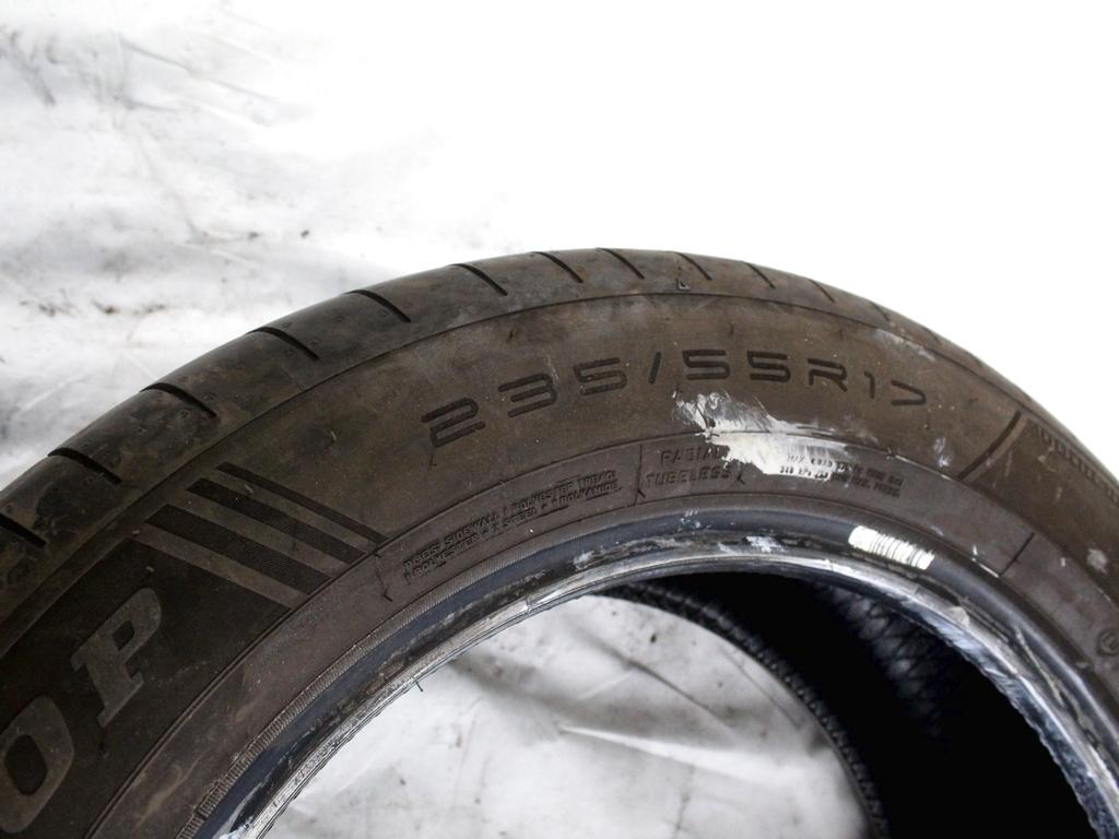 235/55 R17 103V DUNLOP SPORT RESPONSE 7,39MM 7,61MM A4823 PNEUMATICI ESTIVI (QUANTITA' 4 GOMME) RICAMBIO USATO