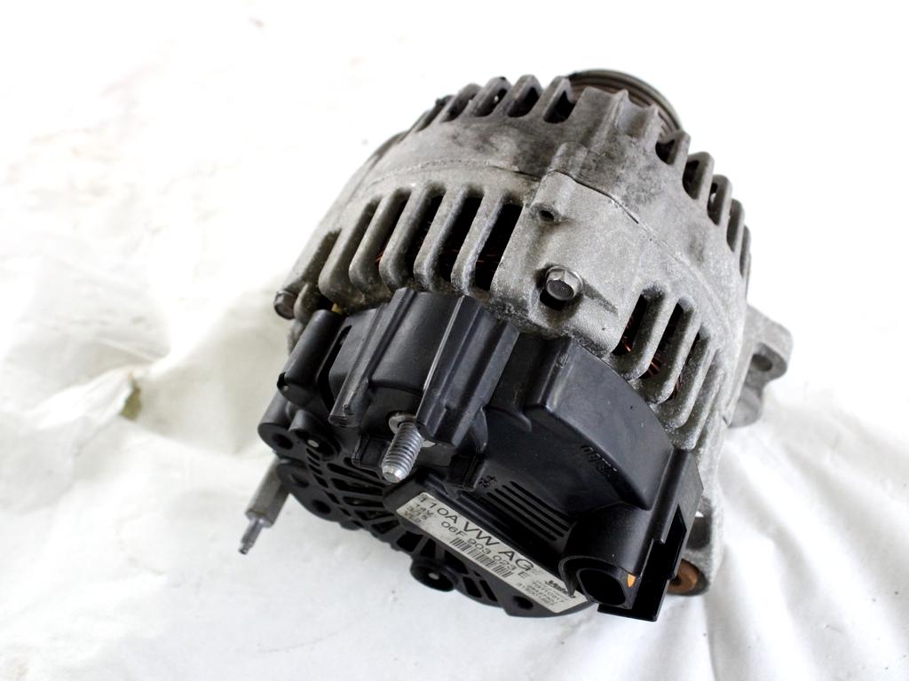 06F903023E ALTERNATORE SKODA RAPID 1.6 D 66KW 5M 5P (2015) RICAMBIO USATO