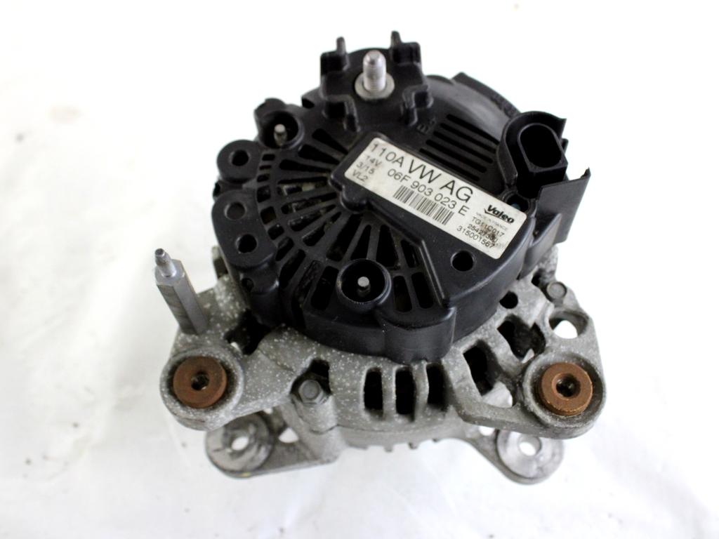 06F903023E ALTERNATORE SKODA RAPID 1.6 D 66KW 5M 5P (2015) RICAMBIO USATO