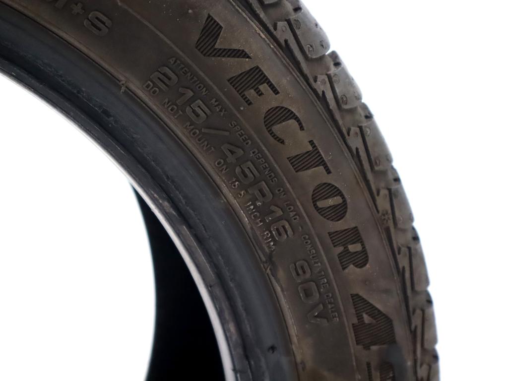 215/45 R16 90V GOODYEAR VECTOR 4 SEASON 7,36MM A4921 PNEUMATICI QUATTRO STAGIONI M+S (QUANTITA' 1 GOMMA)