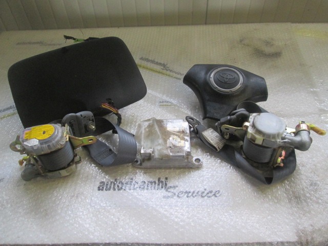 071245603N07 KIT AIRBAG COMPLETO TOYOTA RAV 4 2.0 D 85KW 5M 5P (2003) RICAMBIO USATO 89170-42090 