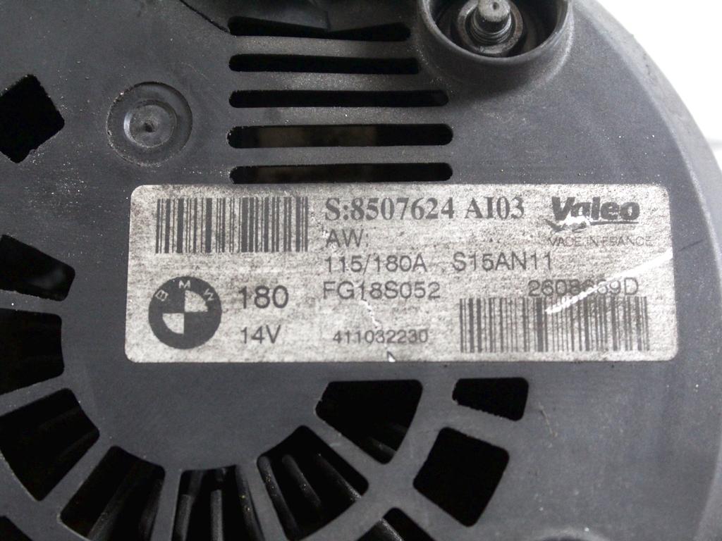 8507624 ALTERNATORE BMW SERIE 3 320D E92 2.0 D 135KW 6M 2P (2011) RICAMBIO USATO