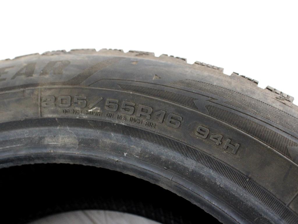 205/55 R16 91H GOODYEAR ULTRAGRIP PERFORMANCE 3 5,75 MM A2624 PNEUMATICI INVERNALI M+S (QUANTITA' 1 GOMME)