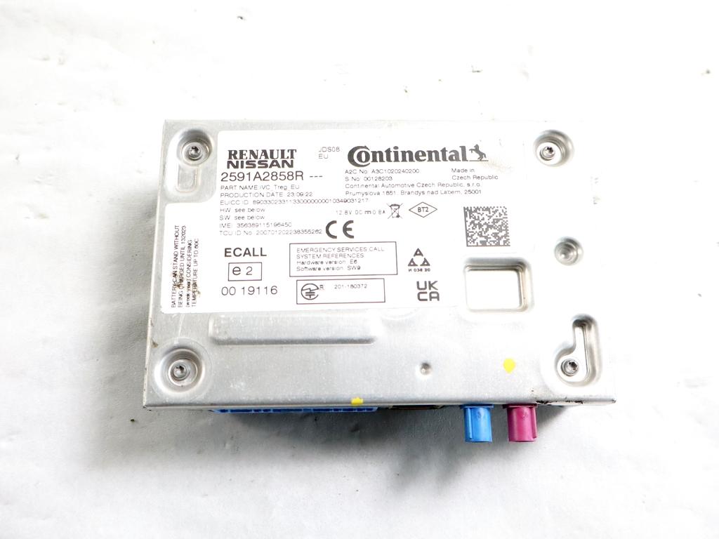 2591A2858R CENTRALINA MODULO TELEFONO BLUETOOTH DACIA SANDERO 1.0 B 67KW 6M 5P (2023) RICAMBIO USATO