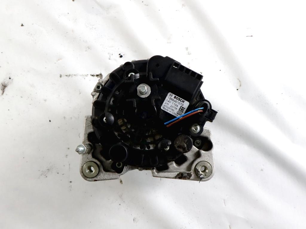 06F903023E ALTERNATORE SKODA ROOMSTER 1.6 D 66KW 5M 5P (2012) RICAMBIO USATO 1986A01070