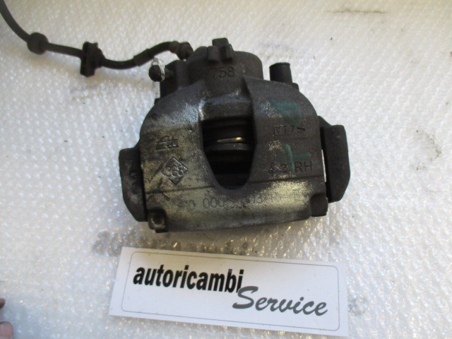 SPREDNJE DESNE ZAVORNE CELJUSTI  OEM N. 410010002R ORIGINAL REZERVNI DEL RENAULT LAGUNA BT0/1 KT0/1 MK3 BER/SW (10/2007 - 08/2010) DIESEL LETNIK 2011