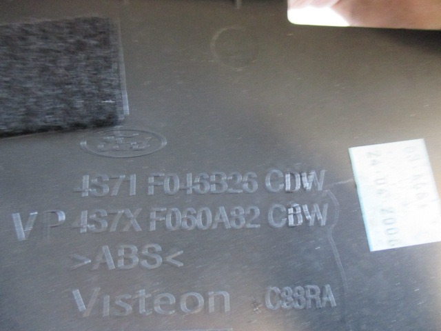 SREDINSKA KONZOLA  OEM N. 4S71F046B26 ORIGINAL REZERVNI DEL FORD MONDEO B5Y B4Y BWY MK2 BER/SW (2000 - 2007) DIESEL LETNIK 2006