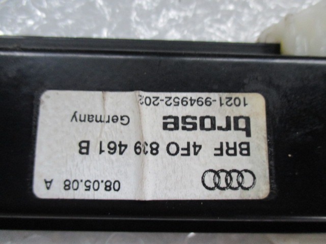 MEHANIZEM ZA ZADNJA VRATA  OEM N. 4F0839461B ORIGINAL REZERVNI DEL AUDI A6 C6 R 4F2 4FH 4F5 BER/SW/ALLROAD (10/2008 - 2011) DIESEL LETNIK 2008