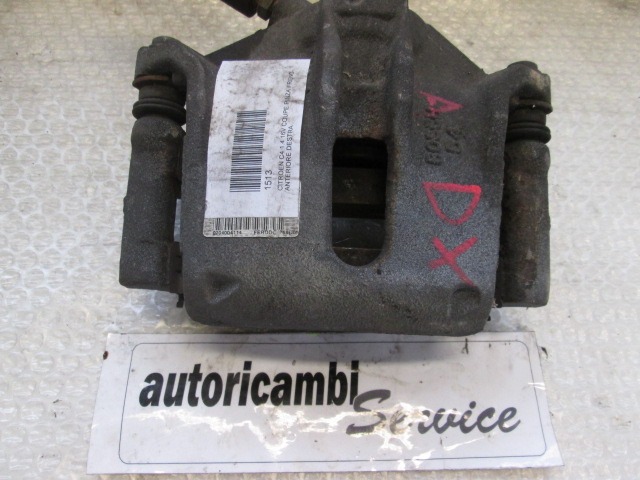 SPREDNJE DESNE ZAVORNE CELJUSTI  OEM N. 00004400R7 ORIGINAL REZERVNI DEL CITROEN C4 MK1 / COUPE L LC (2004 - 08/2009) BENZINA LETNIK 2006