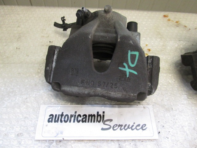 SPREDNJE DESNE ZAVORNE CELJUSTI  OEM N. 93176427 ORIGINAL REZERVNI DEL OPEL ASTRA H A04 L48 L08 L35 L67 R 5P/3P/SW (2007 - 2010) DIESEL LETNIK 2008