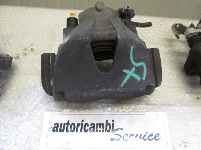 SPREDNJE LEVE ZAVORNE CELJUSTI  OEM N. 93176426 ORIGINAL REZERVNI DEL OPEL ASTRA H A04 L48 L08 L35 L67 R 5P/3P/SW (2007 - 2010) DIESEL LETNIK 2008