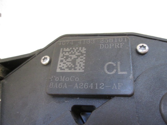 CENTRALNO ZAKLEPANJE ZADNJIH DESNIH VRAT OEM N. 8A6AA26412AF ORIGINAL REZERVNI DEL FORD FIESTA CB1 CNN MK6 (09/2008 - 11/2012) DIESEL LETNIK 2010