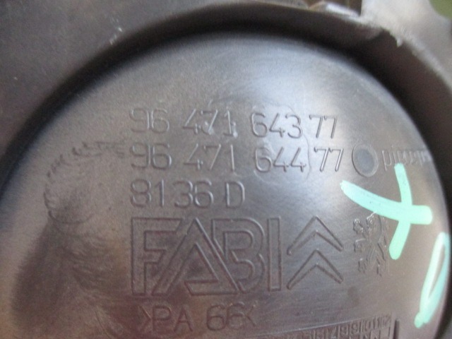 NOTRANJA KLJUKA  OEM N. 9647164377 ORIGINAL REZERVNI DEL CITROEN C2 (2004 - 2009) DIESEL LETNIK 2004