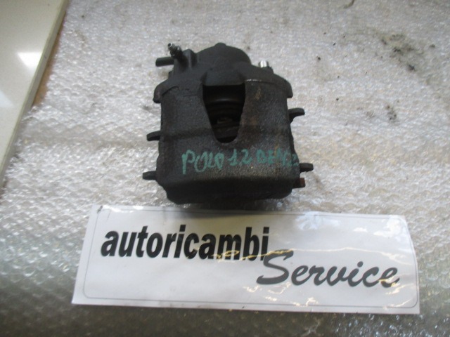 SPREDNJE DESNE ZAVORNE CELJUSTI  OEM N. 1K0615124D ORIGINAL REZERVNI DEL VOLKSWAGEN POLO 6R1 6C1 (06/2009 - 02/2014) BENZINA LETNIK 2010