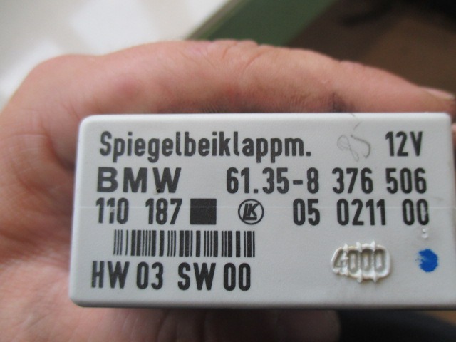 RAZNE KRMILNE ENOTE  OEM N. 8376506 ORIGINAL REZERVNI DEL BMW SERIE 3 E46 BER/SW/COUPE/CABRIO (1998 - 2002) DIESEL LETNIK 1999