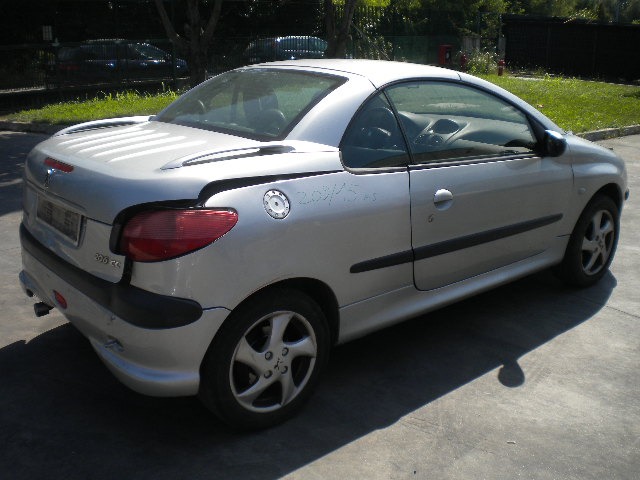 PEUGEOT 206 CC 1.6 B 80KW 5M 2P (2002) RICAMBI IN MAGAZZINO