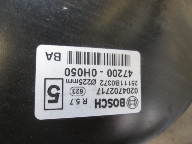 SERVO OJACEVALNIK ZAVOR S PUMPO OEM N. 25111B0372 ORIGINAL REZERVNI DEL TOYOTA AYGO B1 R (2009 - 02/2012) BENZINA LETNIK 2011