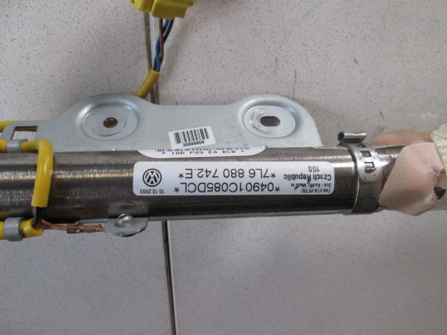 ZRACNA BLAZINA GLAVA DESNA OEM N. 7L6880742E ORIGINAL REZERVNI DEL VOLKSWAGEN TOUAREG 7LA 7L6 7L7 MK1 (2002 - 2007)DIESEL LETNIK 2004