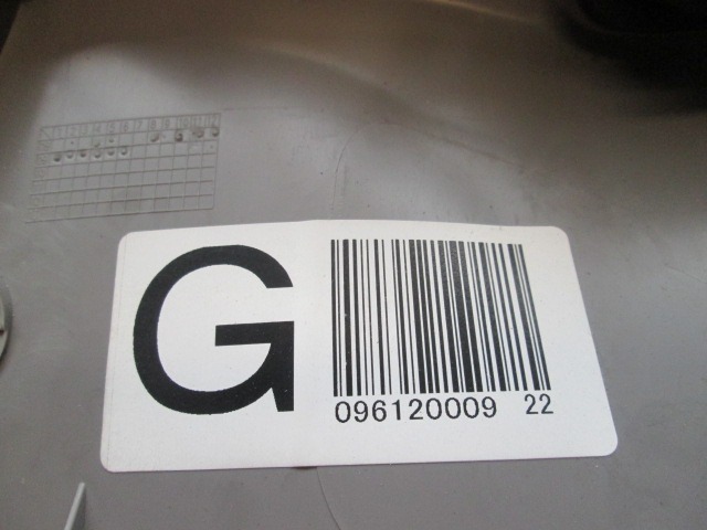 MONTA?NI DELI /  ARMATURNE PLOSCE SPODNJI OEM N. 96120009 ORIGINAL REZERVNI DEL HONDA INSIGHT ZE MK2 (2009 - 10/2013) IBRIDO (ELETRICO-BENZINA) LETNIK 2009