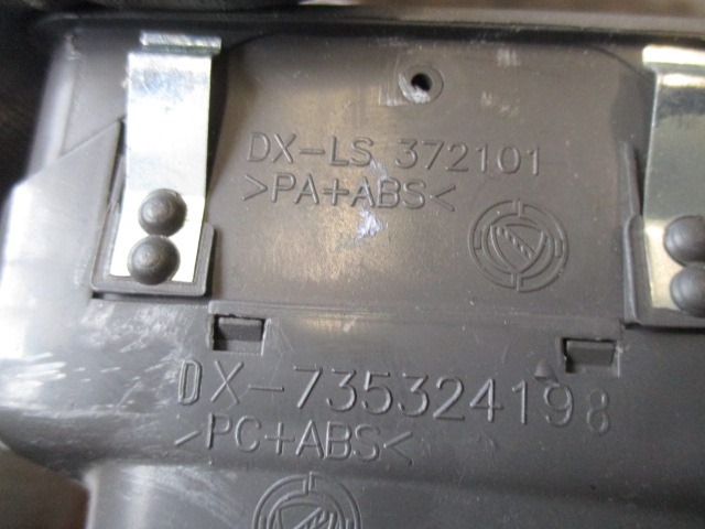 ODVOD ZRAKA OEM N. 735324198 ORIGINAL REZERVNI DEL FIAT IDEA 350 (2003 - 2008) DIESEL LETNIK 2005