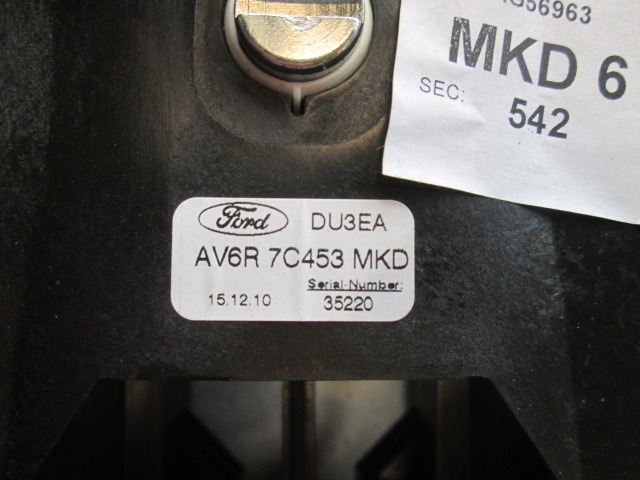 MEHANIZEM VZVODA ROCNEGA MENJALNIKA OEM N. 1789184 ORIGINAL REZERVNI DEL FORD CMAX GRAND CMAX MK2 DXA-CB7 DXA-CEU (2010 - 03/2015) DIESEL LETNIK 2011