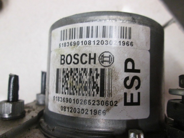 ABS AGREGAT S PUMPO OEM N. 51836901 ORIGINAL REZERVNI DEL FIAT FIORINO / QUBO 255 (2008 - 2019) DIESEL LETNIK 2009