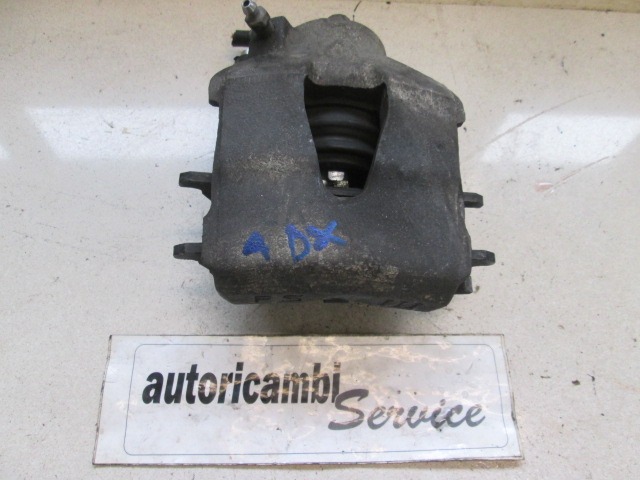 SPREDNJE DESNE ZAVORNE CELJUSTI  OEM N. 6Q0615124 ORIGINAL REZERVNI DEL VOLKSWAGEN POLO 9N R (2005 - 10/2009) DIESEL LETNIK 2008