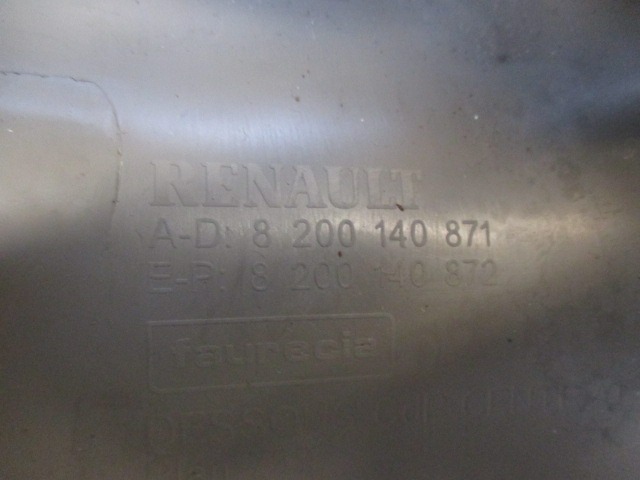 MONTA?NI DELI /  ARMATURNE PLOSCE SPODNJI OEM N. 8200140871 ORIGINAL REZERVNI DEL RENAULT SCENIC/GRAND SCENIC JM0/1 MK2 (2003 - 2009) DIESEL LETNIK 2003