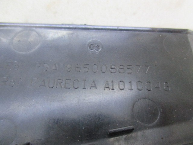 ODVOD ZRAKA OEM N. 9650088577 ORIGINAL REZERVNI DEL PEUGEOT 207 / 207 CC WA WC WD WK (2006 - 05/2009) DIESEL LETNIK 2008