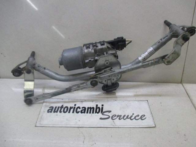 MOTORCEK PREDNJIH BRISALCEV OEM N. 9650380780 ORIGINAL REZERVNI DEL PEUGEOT 207 / 207 CC WA WC WD WK (2006 - 05/2009) DIESEL LETNIK 2007