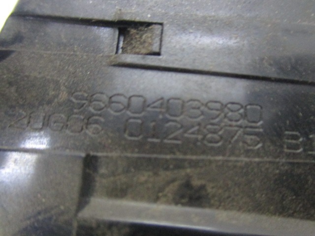 ZAKLEPANJE PRTLJA?NIH VRAT  OEM N. 9660403980 ORIGINAL REZERVNI DEL PEUGEOT 207 / 207 CC WA WC WD WK (2006 - 05/2009) DIESEL LETNIK 2007