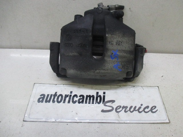 SPREDNJE LEVE ZAVORNE CELJUSTI  OEM N. 1K0615123M ORIGINAL REZERVNI DEL VOLKSWAGEN GOLF VI 5K1 517 AJ5 MK6 (2008-2012) DIESEL LETNIK 2011