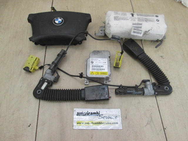 KIT AIRBAG KOMPLET OEM N. 9045 KIT AIRBAG COMPLETO ORIGINAL REZERVNI DEL BMW SERIE 3 E46 BER/SW/COUPE/CABRIO (1998 - 2002) DIESEL LETNIK 2001