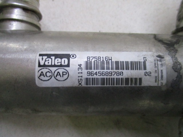 EGR VENTIL/IZMENJALNIK OEM N. 9645689780 ORIGINAL REZERVNI DEL VOLVO V50 545 (2004 - 05/2007) DIESEL LETNIK 2004