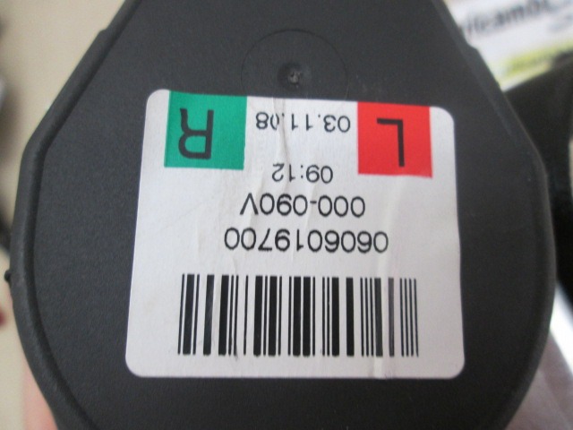 VARNOSTNI PAS OEM N. 606019700 ORIGINAL REZERVNI DEL BMW SERIE 3 BER/SW/COUPE/CABRIO E90/E91/E92/E93 LCI R (2009 - 2012) DIESEL LETNIK 2008