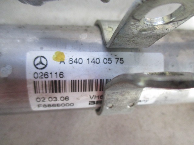 EGR VENTIL/IZMENJALNIK OEM N. A6401400575 ORIGINAL REZERVNI DEL MERCEDES CLASSE A W169 5P C169 3P (2004 - 04/2008) DIESEL LETNIK 2006