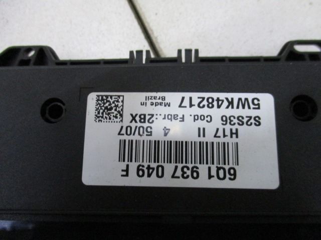 KOMPLET ODKLEPANJE IN VZIG  OEM N. 18599 KIT ACCENSIONE AVVIAMENTO ORIGINAL REZERVNI DEL VOLKSWAGEN POLO 9N R (2005 - 10/2009) BENZINA LETNIK 2008