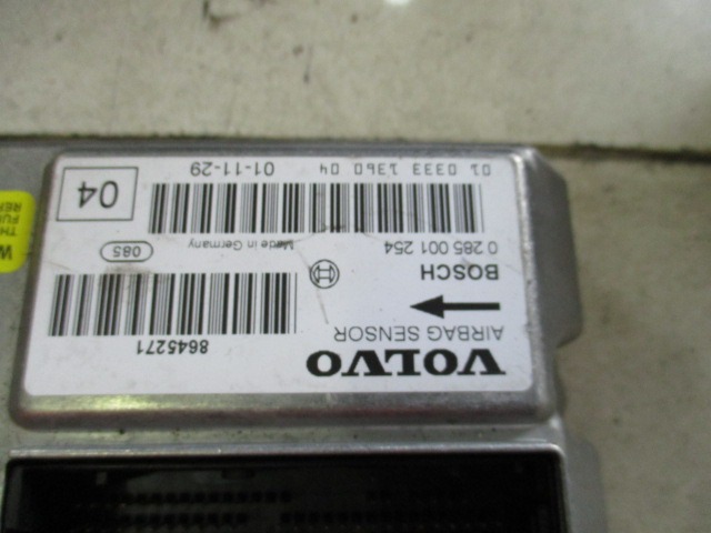 KIT AIRBAG KOMPLET OEM N. 16082 KIT AIRBAG COMPLETO ORIGINAL REZERVNI DEL VOLVO V70 MK2 285 (2000 - 2007) DIESEL LETNIK 2002