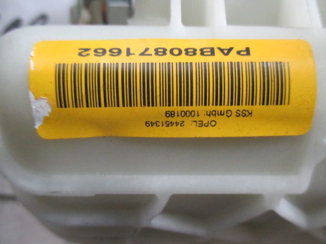 KIT AIRBAG KOMPLET OEM N. 18299 KIT AIRBAG COMPLETO ORIGINAL REZERVNI DEL OPEL ASTRA H A04 L48 L08 L35 L67 R 5P/3P/SW (2007 - 2010) DIESEL LETNIK 2009